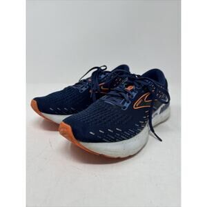 Brooks Glycerin GTS 20 Men's Running Shoes Blue Orange Athletic Size 8.5 US